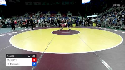 120 lbs Rnd Of 32 - Kalani Khiev, IL vs Aydan Thomas, OK