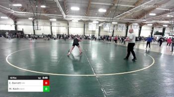 157 lbs Round Of 16 - Ethan Barrett, Virginia Military Institute vs Marc Koch, Davidson