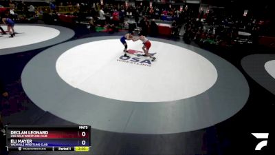 106 lbs Champ. Round 1 - Declan Leonard, USA Gold Wrestling Club vs Eli Mayer, Vacaville Wrestling Club