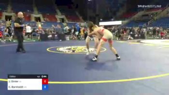 138 lbs Round Of 64 - Jeremy Ginter, Ohio vs Colton Bornholdt, Minnesota