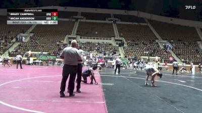 7A 175 lbs Semifinal - Brady Campbell, Opelika Hs vs Micah Anderson, Auburn