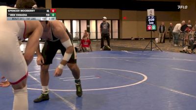 197 lbs 7th Place - Spencer Mooberry, Northern Illinois vs Ben Vanadia, Purdue