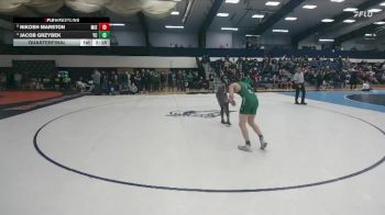 141 lbs Quarterfinal - Nikosh Marston, Misericordia vs Jacob Grzybek, York