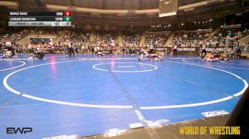 105 lbs Round Of 64 - Boaz Diaz, Big Game Wrestling Club vs Logan Duncan, Topeka Blue Thunder