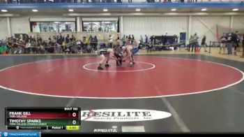 165 lbs Cons. Round 3 - Timothy Sparks, York College (Pennsylvania) vs Frank Gill, Thiel College