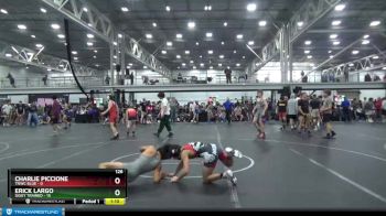 126 lbs Round 3 (4 Team) - Erick Largo, Siggy Trained vs Charlie Piccione, TNWC Blue
