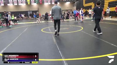 142 lbs Round 1 - Lily Weinreich, The Best Wrestler vs Ellie Hancock, Iowa