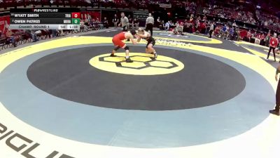 D3-132 lbs Champ. Round 1 - Wyatt Smith, Triad vs Owen Patrizi, Mohawk