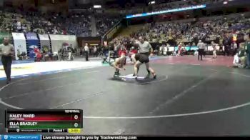 159 lbs Semifinal - Ella Bradley, DeSoto vs Haley Ward, Fort Osage