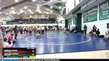 70 lbs 3rd Place Match - Jordan Dodge, Nampa West vs Bridger Kemble, Middleton