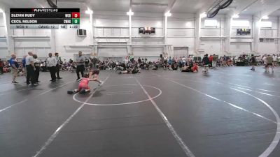 84 lbs Round 2 (8 Team) - Slevin Rudy, Wrecking Crew Black vs Cecil Nelson, Contenders WA Green