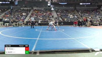 145 lbs Quarterfinal - Wyatt Krejsa, Center Grove vs Asher Ratliff, Columbus North