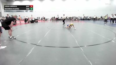 52 lbs Rr Rnd 3 - Lukas Gregula, Quest School Of Wrestling ES - EL vs Maximus Sylstra, Hammers - EL