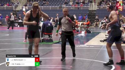 197 lbs Round Of 16 - Jack Wehmeyer, Columbia vs Wolfgang Frable, Army West Point
