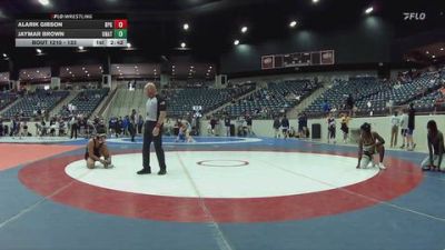 133 lbs Cons. Round 2 - Alarik Gibson, Brewton-Parker (GA) vs Jaymar Brown, Unattached