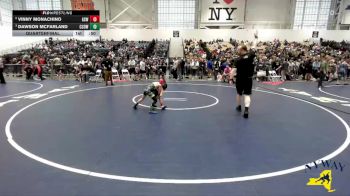 58 lbs Quarterfinal - Dawson McFarland, Cobleskill CR Dawgs Wrestling vs Vinny Monachino, Greece Storm Wrestling