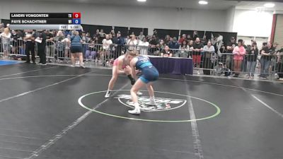 132 lbs Round Of 64 - Landri VonGonten, TX vs Faye Schachtner, WI