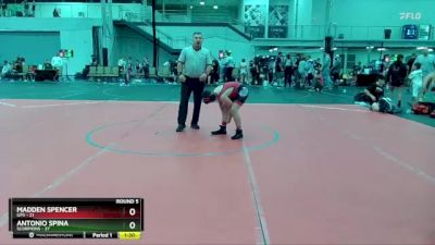 115 lbs Round 5 (10 Team) - Antonio Spina, Scorpions vs Madden Spencer, GPS