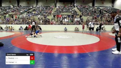 73 lbs Consolation - Liam Owens, Teknique Wrestling vs Drake Comer, The Storm Wrestling Center