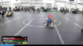 68 lbs Round 3 - Bronsyn Baxter, Forest Hills vs Bentley Pope, Bulldawg Wrestling Club