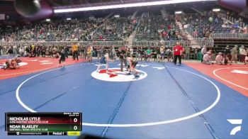 119 lbs Quarterfinal - Nicholas Lytle, Lusk Rawhide Wrestling Club vs Noah Blakley, Greybull Basin Athletic Club
