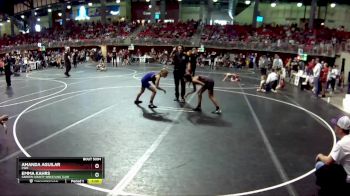 101 lbs Quarterfinal - Amanda Aguilar, CWO vs Emma Kahrs, Garden County Wrestling Club