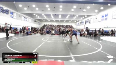 175 lbs Champ. Round 2 - Jack Riggs, Church Boyz vs Andrew Gonzalez, La Sierra High School