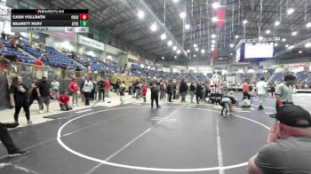 61 lbs 5th Place - Cash Vollrath, Colorado Hammers vs Bearett Rust, Athlos Wrestling