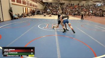 126 lbs Champ. Round 2 - Jace Jordan, Snowflake vs Julio Gonzales, Mohave