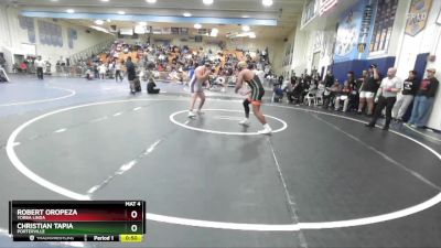 190 lbs Cons. Round 7 - Christian Tapia, Porterville vs Robert Oropeza, Yorba Linda