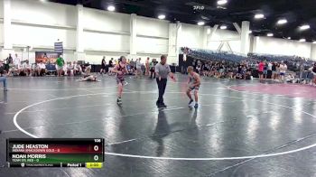 106 lbs Round 2 (6 Team) - Jude Heaston, Indiana Smackdown Gold vs Noah Morris, Team STL Red