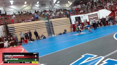 106 lbs 5th Place Match - Braylon Ryan, GGB vs Carson Underwood, Red Cobra WA