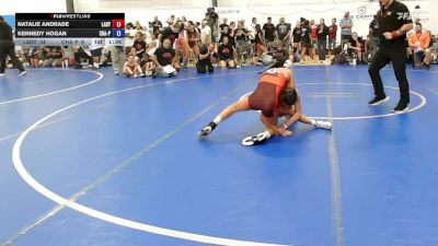 46 lbs Rr Rnd 1 - Natalie Andrade, Lady Warriors United - W vs Kennedy Hogan, Charlies Angels- W