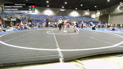 132 lbs Consi Of 8 #2 - Bradley Pilkington, J Squad vs Corbin Massey, Unattached