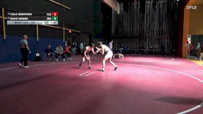 132 lbs 21st Place Match - Mays Weber, Union, LaPorte City vs Cole Berntsen, Pleasant Valley