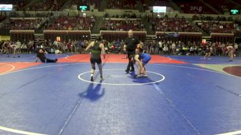 102 lbs Quarterfinal - Rebekah Wall, Fairfield Wrestling Club vs Peyton Liva, Butte Wrestling Club