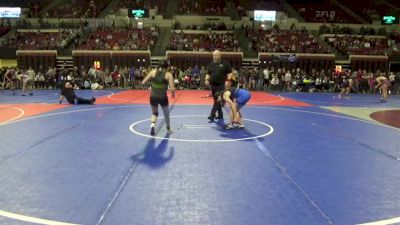 102 lbs Quarterfinal - Rebekah Wall, Fairfield Wrestling Club vs Peyton Liva, Butte Wrestling Club