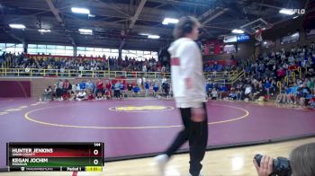 144 lbs Quarterfinal - Hunter Jenkins, Union County vs Kegan Jochim, Franklin