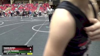 85 lbs Round 4 (6 Team) - Mason Rivera, Kansas Mayhem vs Sawyer Freisberg, $nowmen