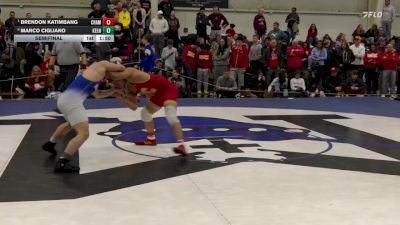 144 lbs Semifinal - Brendon Katimbang, Chaminade vs Marco Cigliano, Kellenberg