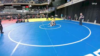 5A 138 lbs Champ. Round 1 - Layla Hines, Leander Glenn vs Summer Rodgers, Frisco Emerson