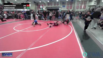 67 lbs Consi Of 8 #2 - Connor Thompson, Wyandotte Youth Wrestling vs Bobby Bollinger, Pocola Youth Wrestling