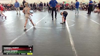 52 lbs Semis & 1st Wrestleback (8 Team) - Marshall Murphy, Donahue WA vs Oceana Saferite, NOVA Wrestling Club