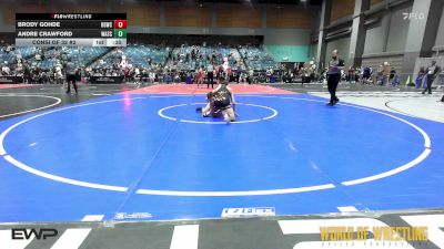 125 lbs Consi Of 32 #2 - Brody Gohde, Big Game Wrestling Club vs Andre Crawford, Wasco Wrestling