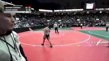 160 lbs Quarterfinal - Brayden Clendenin, DONA vs Easton Hummel, JRF1