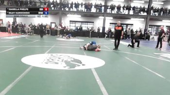 114 lbs Semifinal - Isabella Phelps, Sidney Sabers vs Riley Karwowski, Wyoming Sem