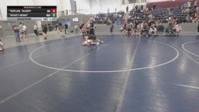 115-122 lbs Quarters - Wyatt Hewit, Idaho vs Gatlan Talbot, Empire Battle School