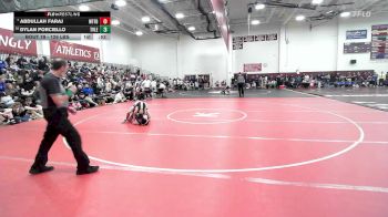 126 lbs Round Of 16 - Dylan Porciello, Terryville vs Abdullah Faraj, Waterford