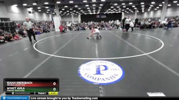 126 lbs Cons. Round 4 - Wyatt Avila, Phenom Wrestling vs Isaiah Ebersbach, Orange County RTC