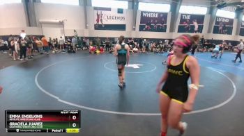 138 lbs Semifinal - Emma Engelking, NB Elite Wrestling Club vs Graciela Juarez, Lightning Wrestling Club